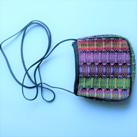 Ethnic Fabric Cotton Mini Cross Body Bag - Picture 6 of 6